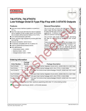 74LVT374MTCX datasheet  